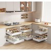 Seinloes 2 Pack Pull out Cabinet Organizer 21" Deep With