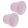 2PCS European Style E14 Lamp Shade Pink Lampshade for Chandelier