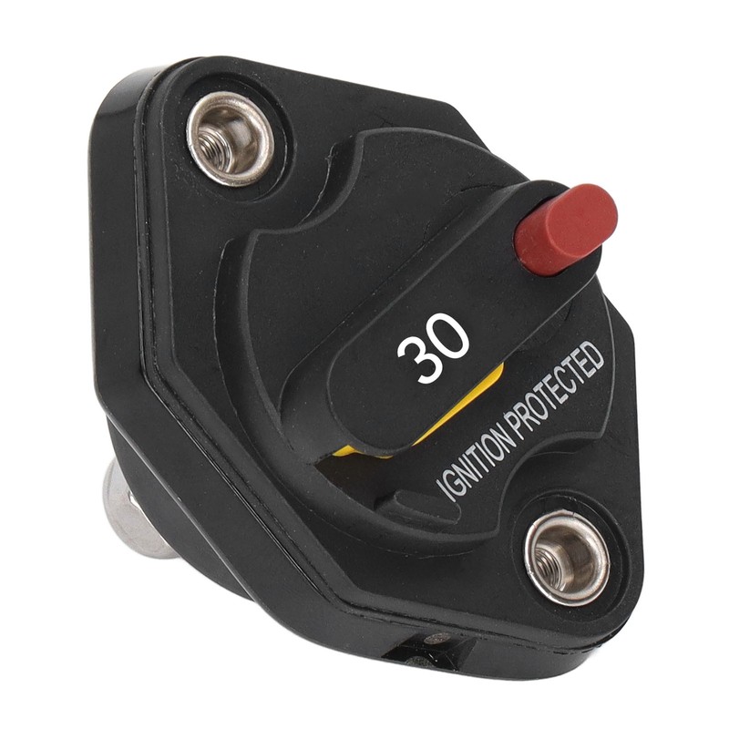 Circuit Breaker Fuse Overcurrent Protector Waterproof with Manual Reset Button