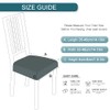 SearchI Seat Covers for Dining Chairs, 6 Pack Stretchable Removable