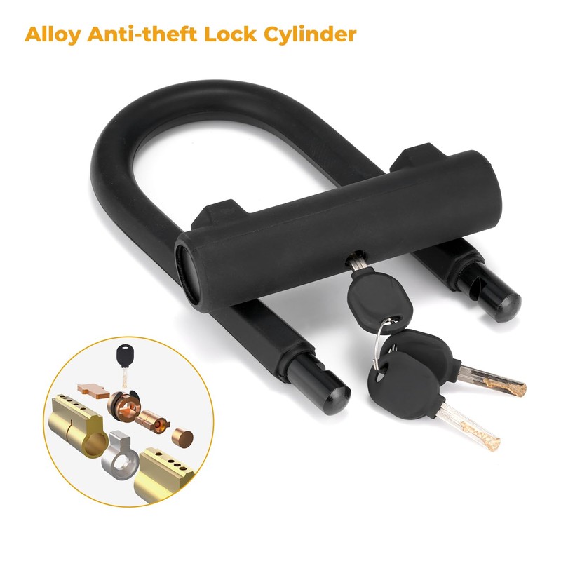 iScooter U Lock with 4ft Cable and Mounting Bracket, Scooter
