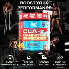 Bpi Sports Cla  Carnitina Suplemento Quema Grasa 14.1 Oz                                                                                              