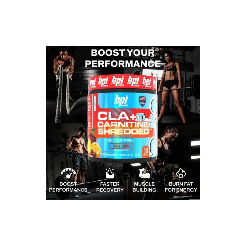 Bpi Sports Cla + Carnitina Suplemento Quema Grasa 14.1 Oz