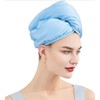 Satin Hair Drying Wrap Hair Towel | Rapid dry Caps