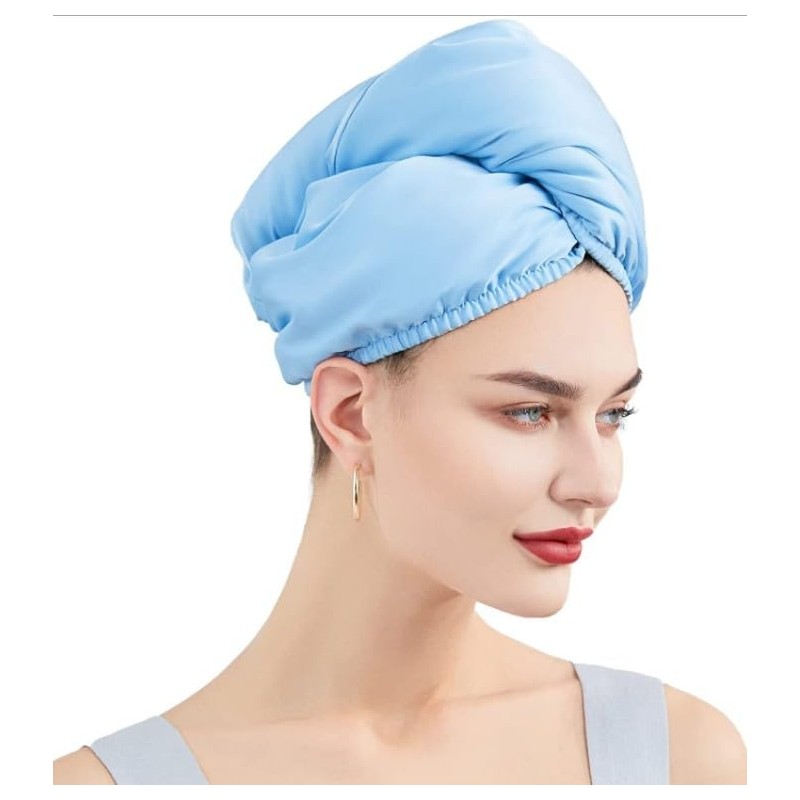 Satin Hair Drying Wrap Hair Towel | Rapid dry Caps