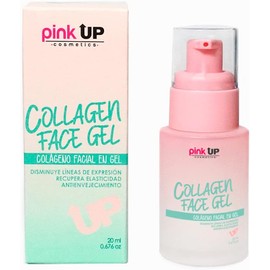 PINK UP Collagen Face Gel Colágeno Facial En Gel Reduce líneas de expresión Reafirma la piel del rostro Textura ligera Para todo tipo de piel Modelo PKS09