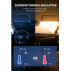 Car Windshield Sun Shade - Foldable Reflective Sun Visor for