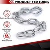 15-Inch Towing Safety Chain - Tie Down Trailer Safety Chains