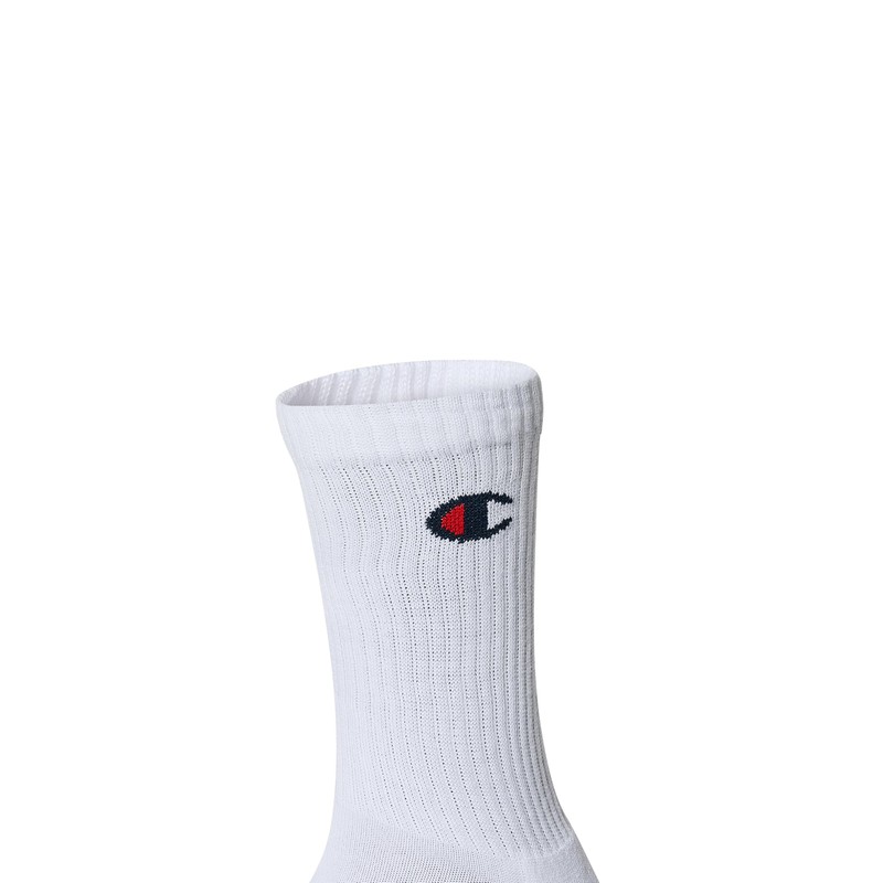 Champion Core 6PP Crew Calzini Sportivi, Unisex - Adulto, Bianco,