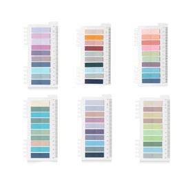 1200 Pestañas Adhesivas Índice, Marcadores de marcadores para libros Reposicionables para Lectura, Compatible con para Libros, Cuadernos, Carpetas, Oficina y Escuela