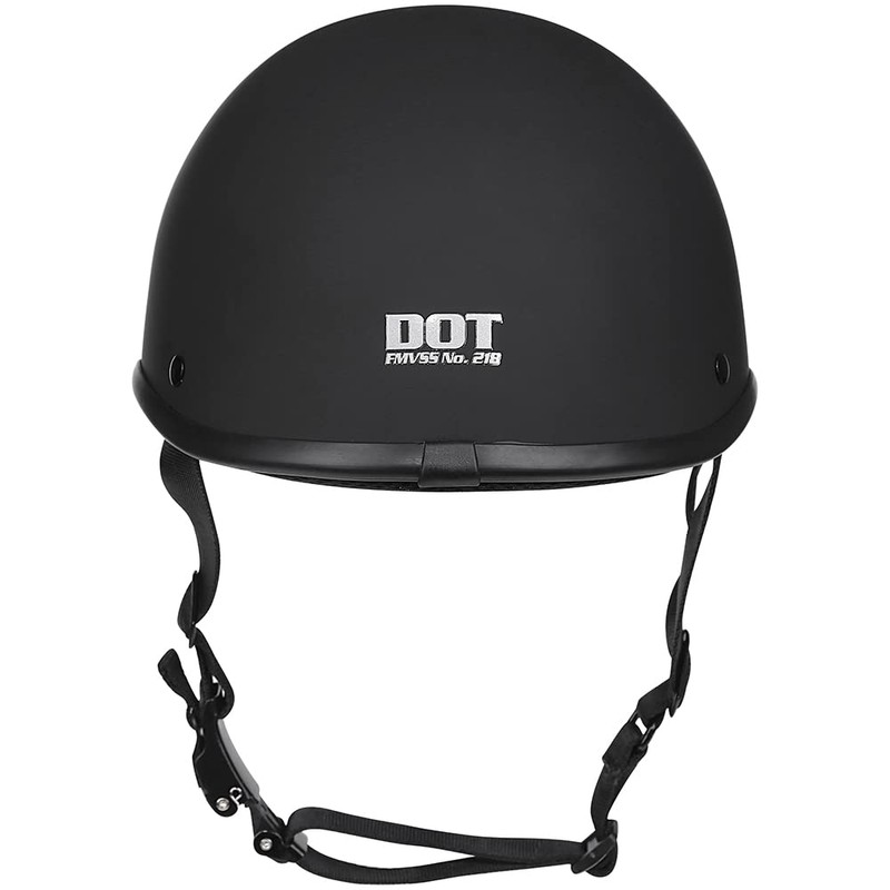Woljay Helmets Half Cap Vintage Shell Open Face Motorcycle Helmet