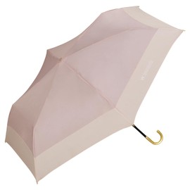 [2024] Wpc. 9095-014-002 Rain Umbrella, Folding Umbrella, Cut, Plain, Mini, Pink, Rain or Shine, Ribs, 19.3 inches (49 cm), 5.6 oz (160 g), Lightweight, Women's, Bicolor Stylish, Cute, Solid,