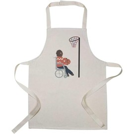 'Playing Netball In A Wheelchair' Kid’s Cooking Apron (AP00065420)