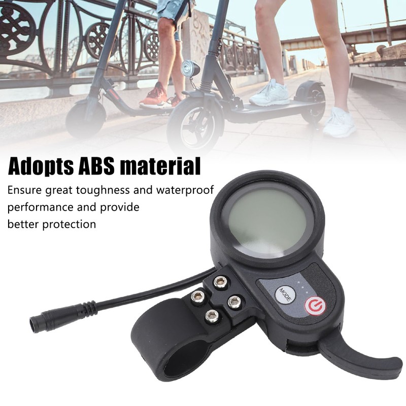 Electric Scooter LCD Display Panel 36 to 60V ABS Blue