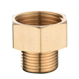 CIENCIA Brass Hose Connector 1/2” Female to 3/8” Male Adapter Fitting for Kitchen Mixer Tap Tails, SBA025A