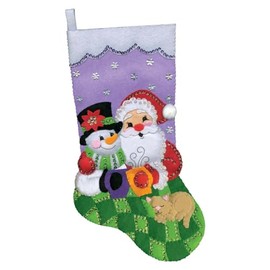 Design Works Crafts Warming up Friends Felt Stocking Kit