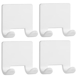 VANZAVANZU Soporte de Maquinilla de Afeitar para Pared de Ducha, Ganchos Adhesivos para Colgar, Ganchos de Ducha de Silicona Impermeables para Baño, Soporte para Cepillo de Pelo para Toalla (Paquete