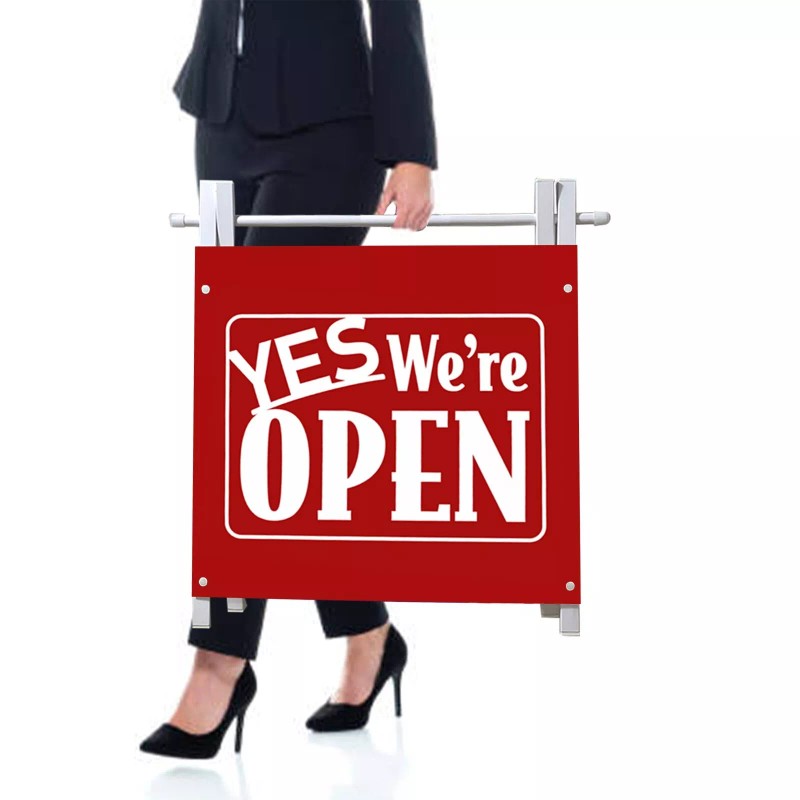 AD. Printing Materials Store 24" x 18" 2 UNITS WHITE