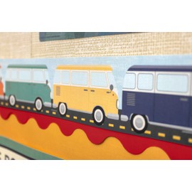 Teacher Created Resources Cranberry Red Scalloped Border Trim (TCR9242)