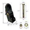 A.A Trailer Coupler with 5-Position Adjustable Channel Bracket - 2-5/16"