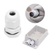 Splenssy IP66 Waterproof Junction Box Plastic Cable Wire Connector Gland