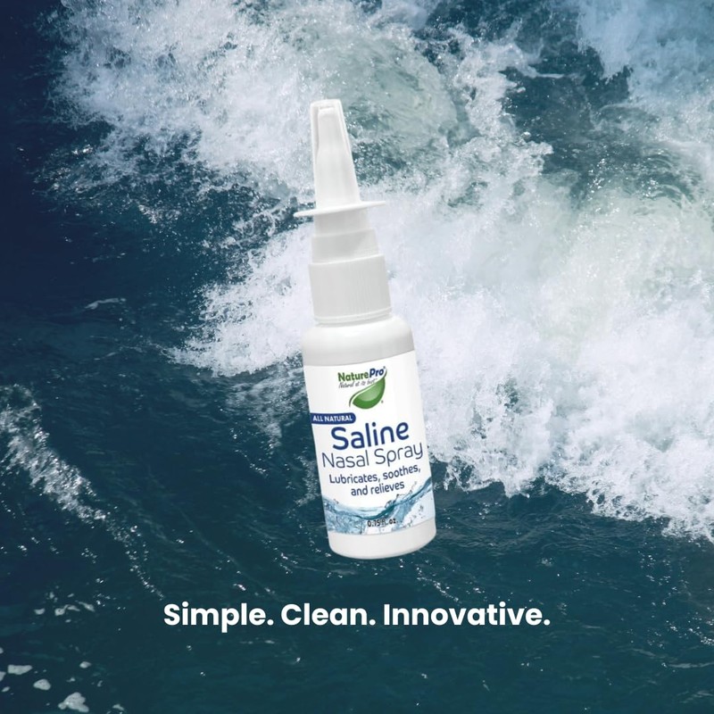 NaturePro All Natural Saline Nasal Spray, 0.75 fl. oz., Kosher,