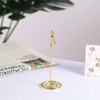 Place Card Table Number Holders - Small Metal Stands with