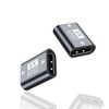 HDMI 2.1 Female Extension Adapter, Aluminum Alloy, Silver, Set of