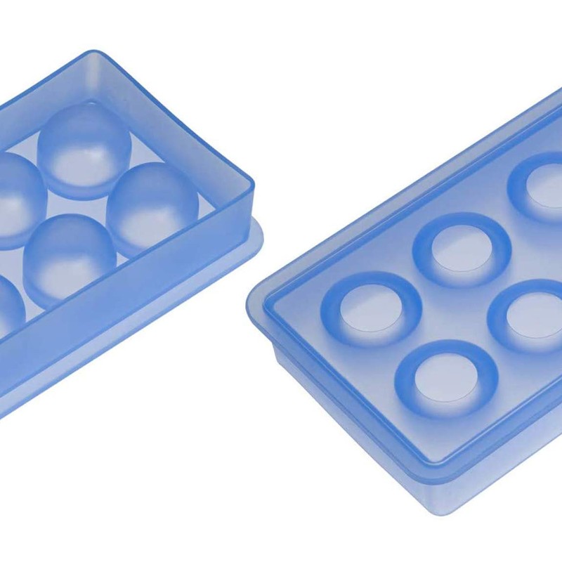 Lurch 10436 Ice Cube Tray Spherical Diameter 30 mm Ice-Blue