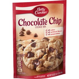 Betty Crocker Chocolate Chip Cookie Mix, 17.5 oz (Pack of 12)