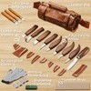 AIZMOZIA Wood Carving Kit, 17Pcs Wood Carving Tools, Professional Whittling
