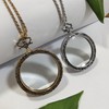 YYHSND 10X Magnifying Glass Necklace Magnifier Necklace Pendant Optical Magnifier