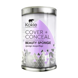 Kokie Beauty Sponge, Foundation Blending, Cover + Conceal Makeup Sponge - Flawless For Liquid, Cream, or Powder (1 PC) (1 PC)