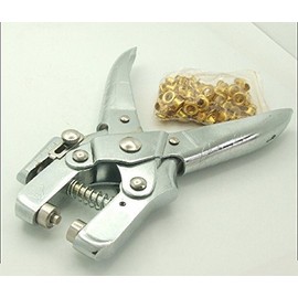 Leather Paper Hole Punch Pliers Crimping Tool Eyelet Pliers 5mm jack + Eyele