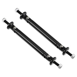 Unifizz 1pair Front Rear Bumper Lip Splitter Strut Rod 75mm 2.95 Splitter Support Rods Adjustable Tie Support Bars Fit Most Vehicle Black