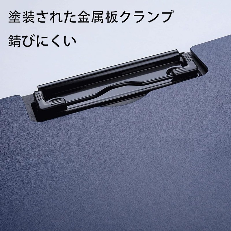 Clipboard Folder A4 Bi-Fold Loose Leaf Binder Waterproof File Protection