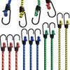 Ram® 10 x Bungee Cords With Hooks Heavy Duty Pack