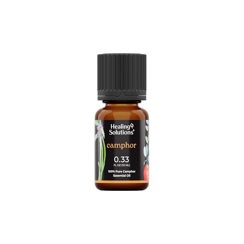 Healing Solutions Camphor Essential Oil - 0.33 Fluid Ounces