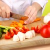 Bucherry Wood Butcher Block Cutting Board with Feet for Kitchen,