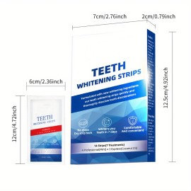 Unbranded Safe Easy-to-Apply Rapid At-Home Reliable User-Friendly Teeth Brightening Strips