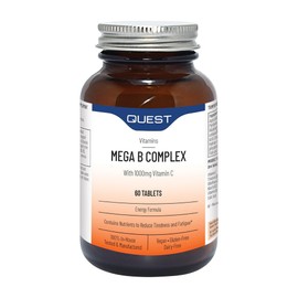 Quest Quest Mega B Complex with 1000mg Vitamin C 30 Tablets (Pack of 3)
