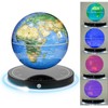 Floating Globe, Magnetic Levitating Globe with LED Light, 360° Rotating