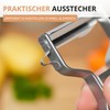 Westmark Peeler with 2 Edge Serrated Blades - Ideal for