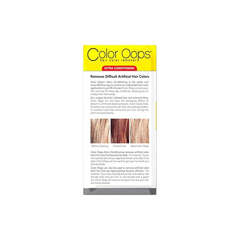 Color Oops Hair Color Remover Extra Conditioning 4oz. (2 Pack)