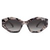 SOJOS Trendy Hexagonal Polarized Sunglasses for Womens Mens,Retro Polygon Shades