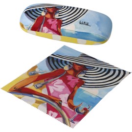 Goebel Artis Orbis Trish Biddle Summer Girl 67-140-27-1 Glasses Case 16 x 6 x 4.5 cm with Microfibre Cloth
