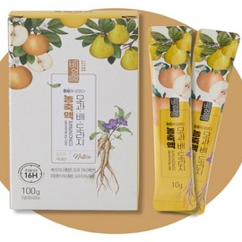 안성엄마손 모과 배도라지 농축액(스틱) 10gx10봉 Anseong Mom's Quince Bellflower Concentrate (Stick) 10gx10 Packs