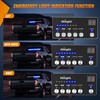 Nilight 144LED Traffic Advisor Strobe Light Bar with Controller Blue