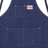 Cotton Canvas Apron Adjustable Cross Back Apron Kitchen Cooking Apron