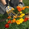 OIZEN Cowhide Leather Thorn Proof & Puncture Resistant Gardening Gloves